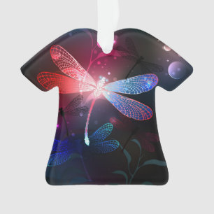 Ornamento Dragonfly vermelha