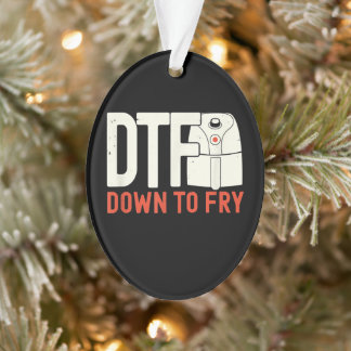 Ornamento DTF Dowl para fritar| Presente Retroativo em Frang