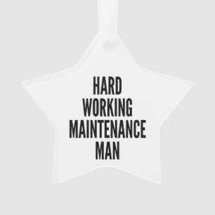 Ornamento Duro Working Maintenance Man