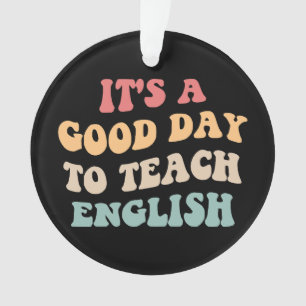 Ornamento É Um Bom Dia Para Ensinar Inglês II