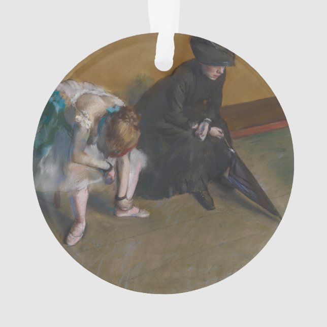 Ornamento Edgar Degas | que esperam (Verso)