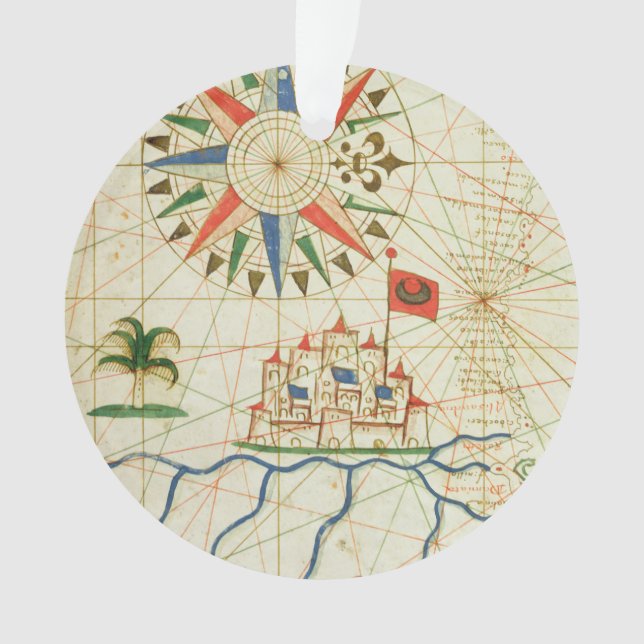 Ornamento Egipto, o rio Nile e Cairo (Frente)