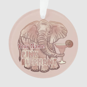Ornamento Elefante Rosa