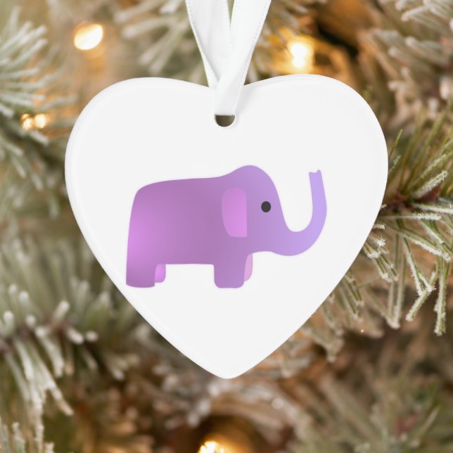 Ornamento Elefante rosa-claro (Árvore)