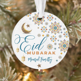 Ornamento Elegante Eid Mubarak Calliographic Stars
