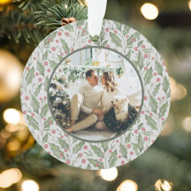Elegante Foto de Recém-Casados no Natal