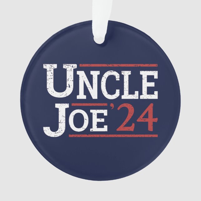 Ornamento Eleição 2024 - Tio Joe I (Frente)