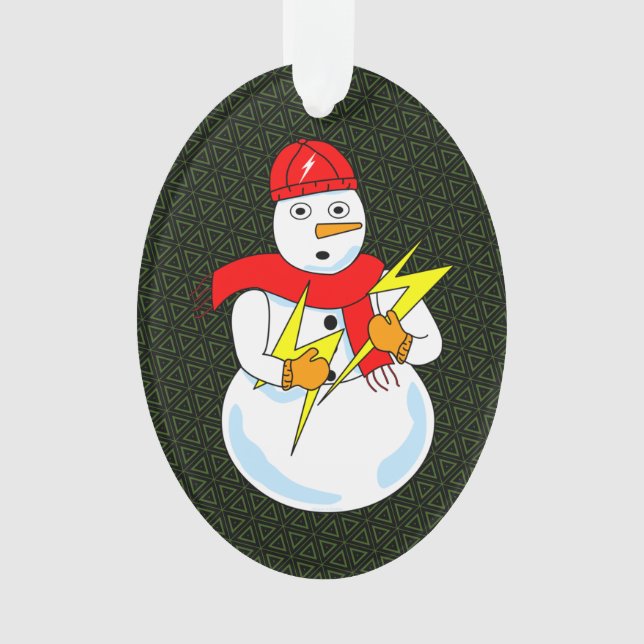 Ornamento Elétrico Snowman (Frente)