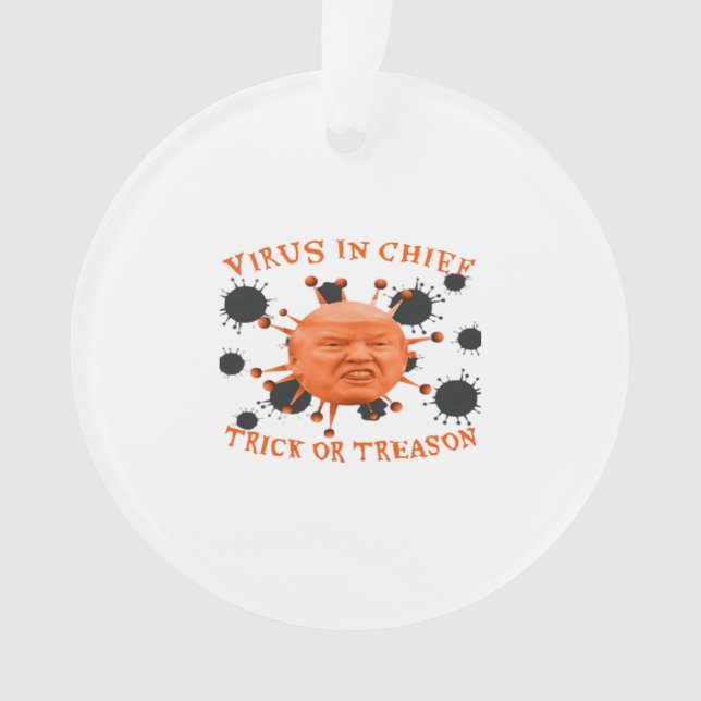 Ornamento Em Chefe, Truque Ou Tratar, Anti-Halloween Polític (Frente)