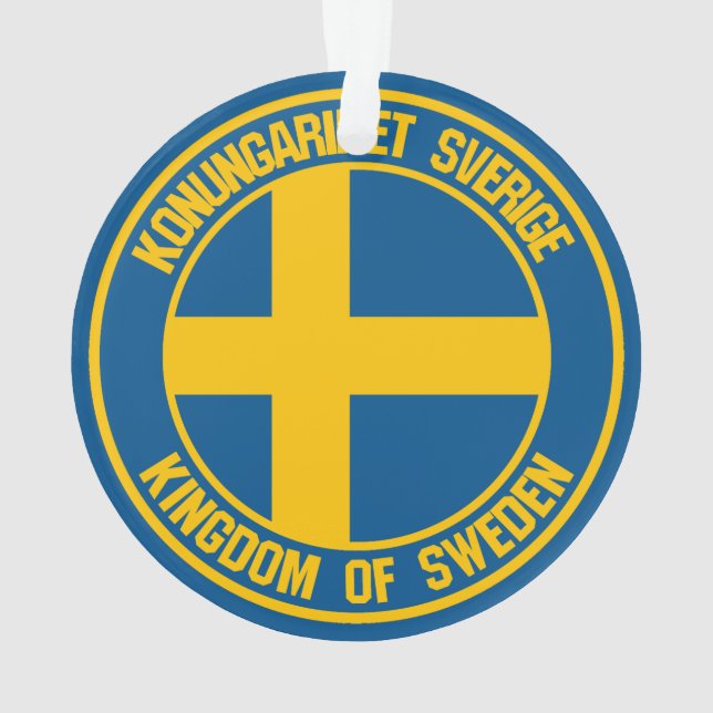 Ornamento Emblem suecia redonda (Verso)