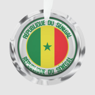 Ornamento Emblema redondo de Senegal