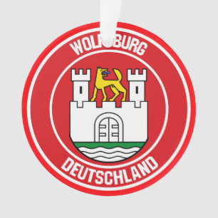 Ornamento Emblema redondo de Wolfsburg