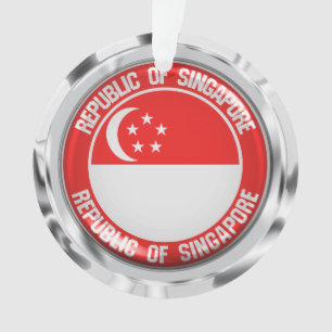 Ornamento Emblema Ronda de Singapura