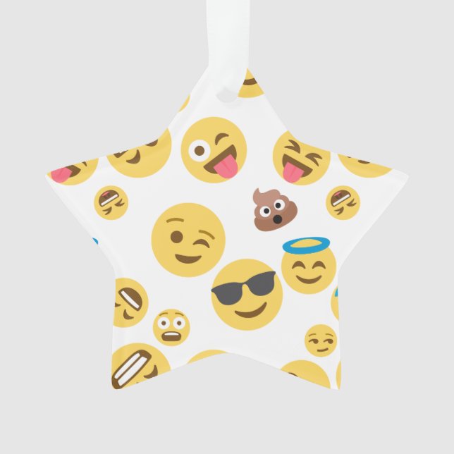 Ornamento Emojis louco (Frente)