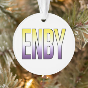 Ornamento ENBY - Não binário