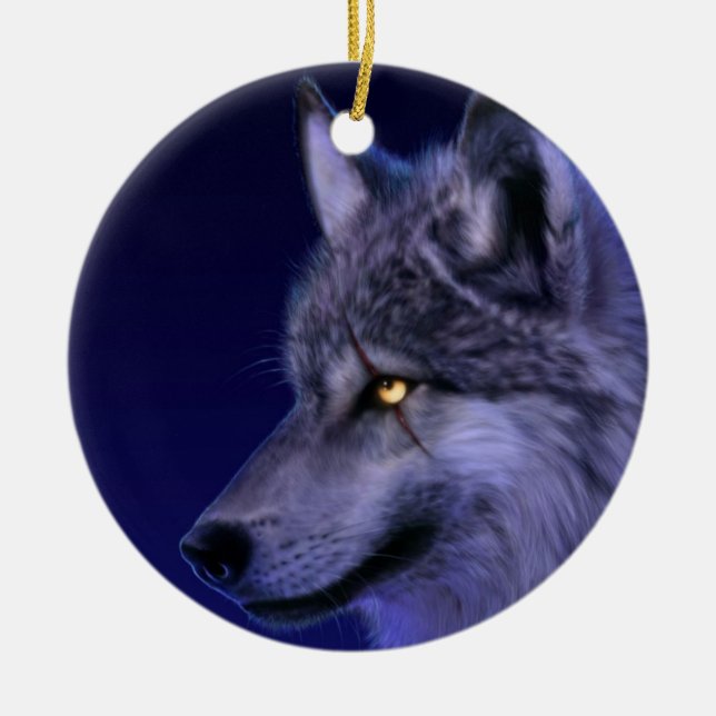 Ornamento: Enfeites de natal do Lobo (Frente)