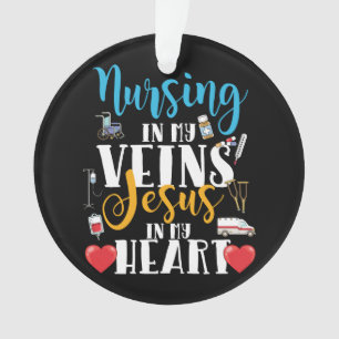 Ornamento Enfermagem em Minha Enfermeira Cristã RN