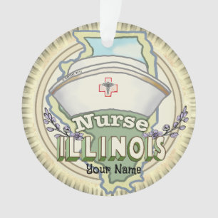Ornamento Enfermeira de Illinois