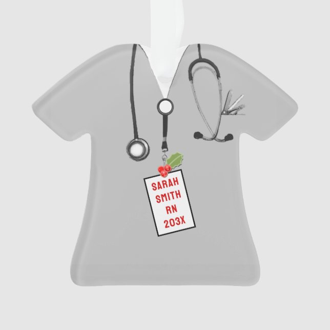 Ornamento Enfermeiro Coletor de Natal 2023 (Frente)