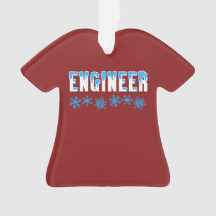 Ornamento Engenheiro Floco de Neve