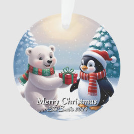 Ornamento Engraçado, Bonito, Foto da Família ModernaOrnament