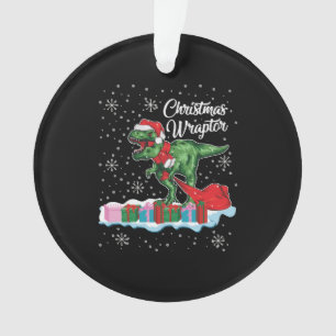 Ornamento Engraçado Natal Dinossauro Wraptor Velociraptor