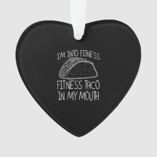 Ornamento Engraçado Taco - Este Ness Taco Engraçado Gym