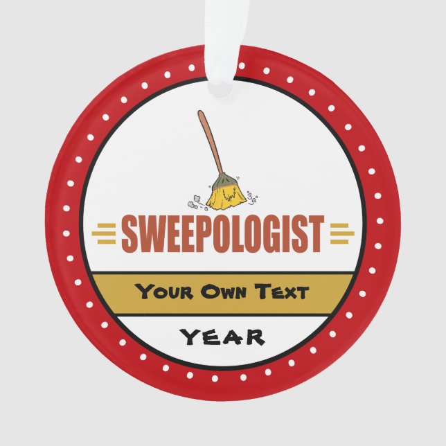 Ornamento Engraçado varrer (Frente)