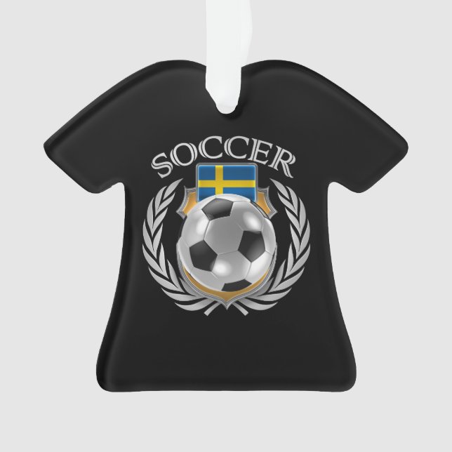 Ornamento Engrenagem do fã do futebol 2016 da suecia (Frente)
