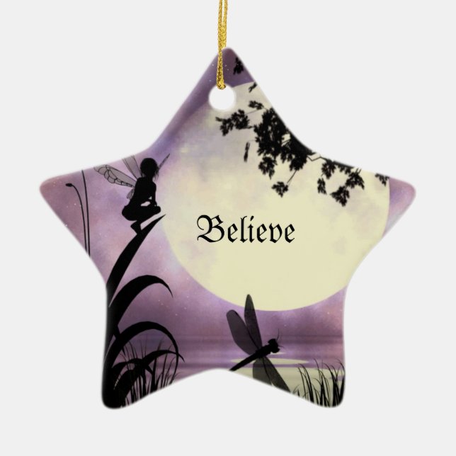 Ornamento enluarada feericamente da lagoa (Frente)