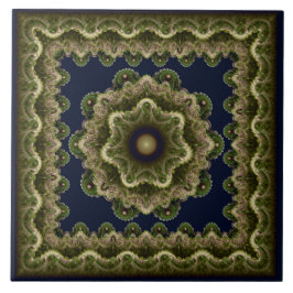 Ornamento enquadrado da fada de Fractal mandala