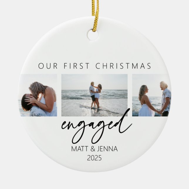 Ornamento Envolvido ao Primeiro Natal (Frente)