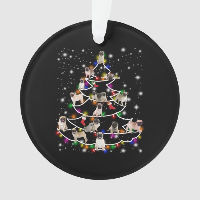 Ornamento época de natal feliz com amigos (Frente)