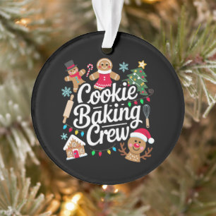 Ornamento Equipe de Assar Biscoitos Natal Renas de Pão de Me