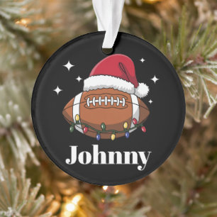 Ornamento Equipe Esportiva de Inverno de Futebol de Natal Pe