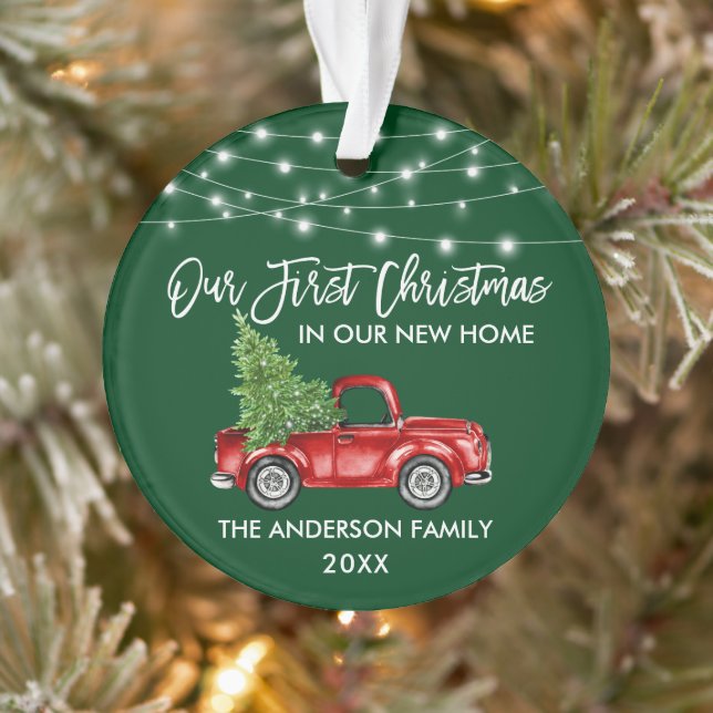 Ornamento Escrita em Pincel 1rua Luz de Natal (Árvore)