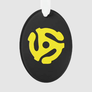 Ornamento Espaçador DJ Amarelo LEGAL de Imagem Retroativa