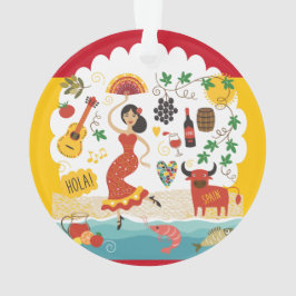 Ornamento ESPANHA Monograma - VEJA DE VOLTA!