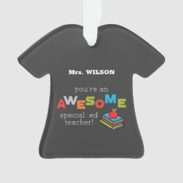 Ornamento Espetacular Dia de Apreciação do Professor de Educ