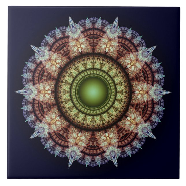 Ornamento esplêndido fractal oriental (Frente)