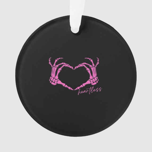 Ornamento Esqueleto Sem Coração Mãos Clássicas (Frente)