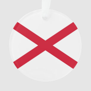 Ornamento Estado do Alabama Flag Design