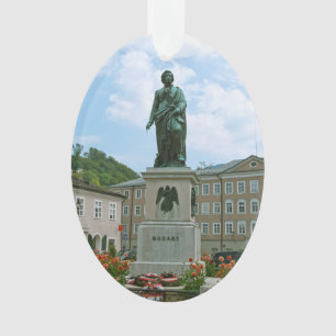 Ornamento Estátua de Mozart em Salzburgo