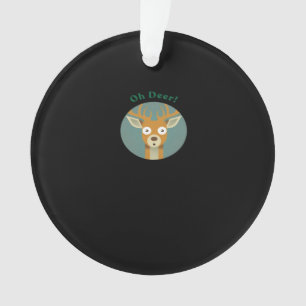 Ornamento Estilo Criativo Oh Deer