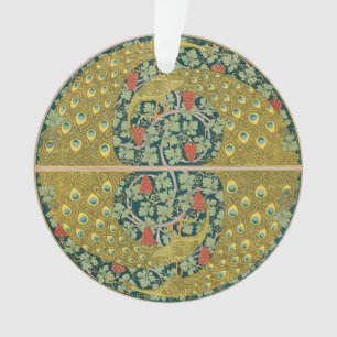 Ornamento Estilo de Nouveau de Arte Arredondada de Peacock