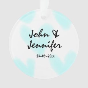 Ornamento estilo de texto minimalista simples branco casamen