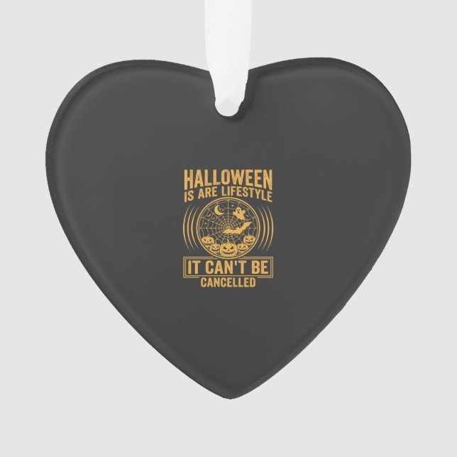 Ornamento Estilo de vida de Halloween Morcego Teia de Aranha (Frente)