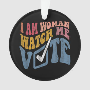 Ornamento Estou Mulher Que Me Assista Votar 2024 Votação Em