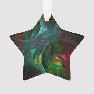 Ornamento Estrela acrílica de gênese nova Abstrato