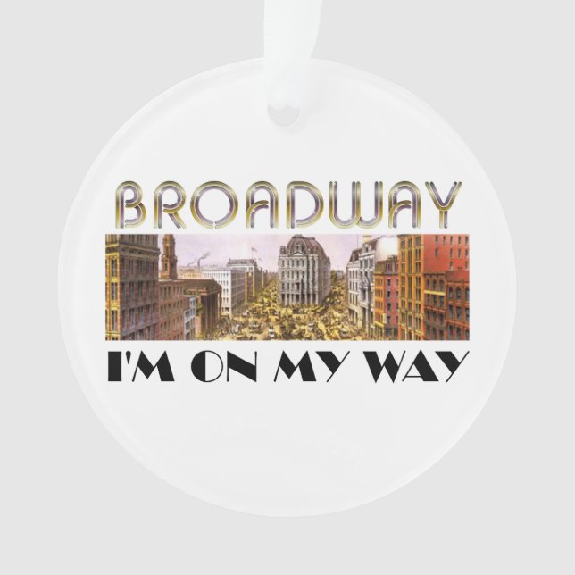 Ornamento Estrela de Broadway do T (Frente)